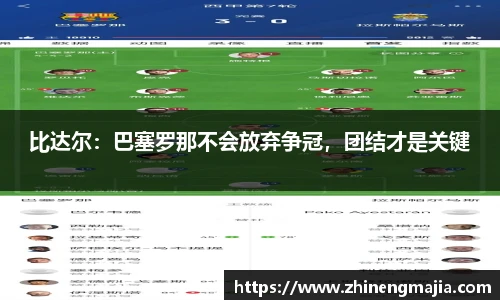 比达尔：巴塞罗那不会放弃争冠，团结才是关键